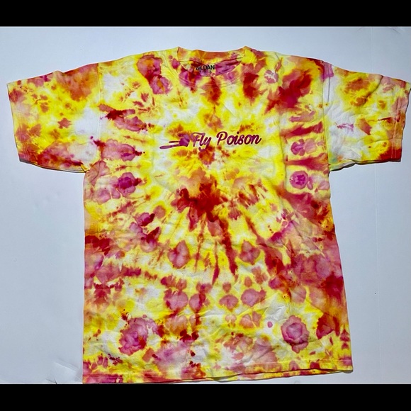 Pink Tie dye youth T-shirt - Picture 1 of 2